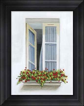 Framed Through the Drapes II Print