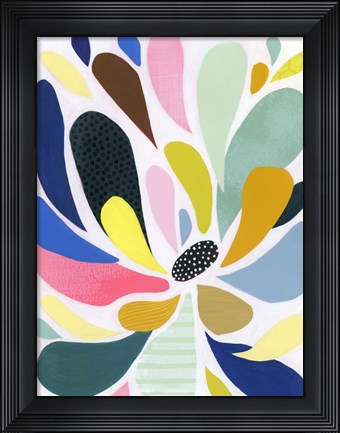 Framed Abstract Petals I Print