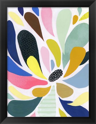 Framed Abstract Petals I Print