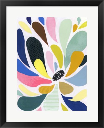 Framed Abstract Petals I Print