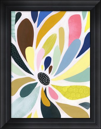 Framed Abstract Petals II Print