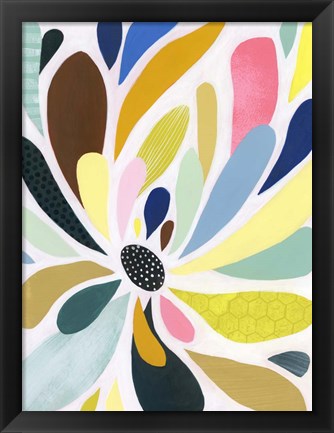 Framed Abstract Petals II Print