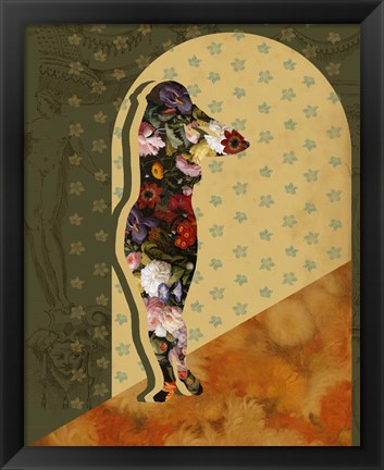 Framed Goddess of the Flora I Print