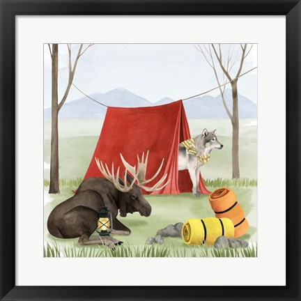 Framed Camp Crashers II Print