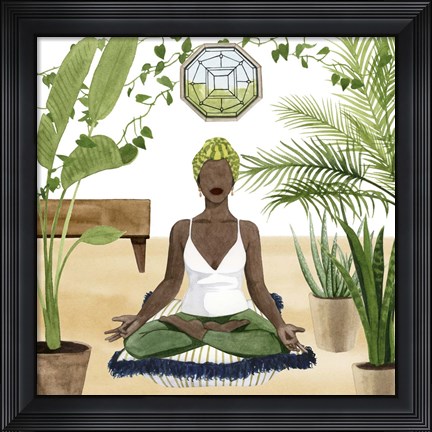 Framed Alone Time II Print