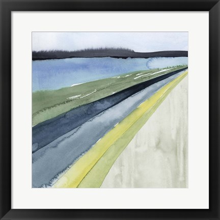 Framed Pastel Perspective I Print