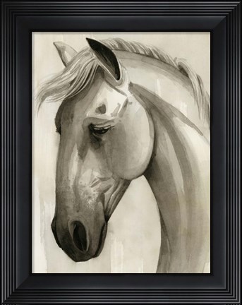Framed Freckled Pony I Print