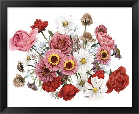 Framed Modern Arrangement III Print