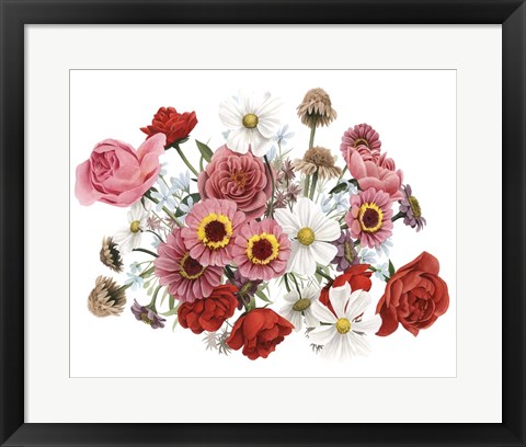 Framed Modern Arrangement III Print