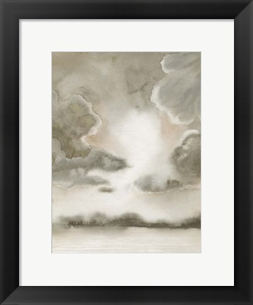 Framed Sepia Sky II Print