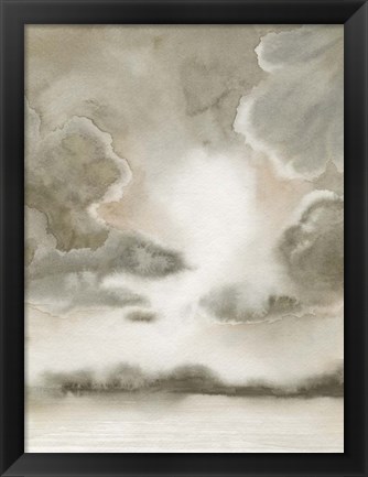 Framed Sepia Sky II Print