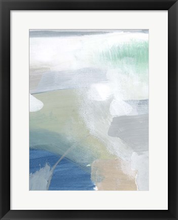 Framed Sage and Pebbles I Print