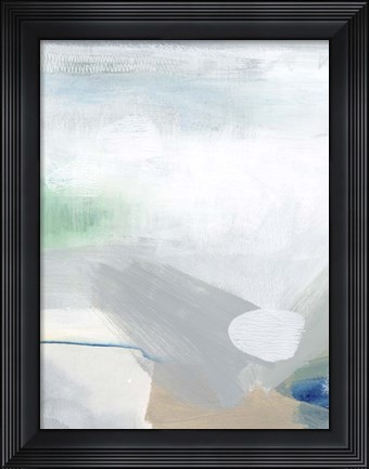 Framed Sage and Pebbles II Print