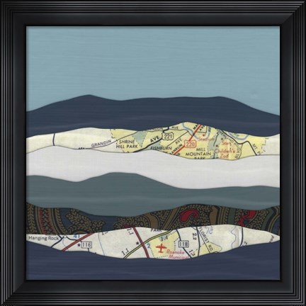 Framed Mountain Series #120 Print