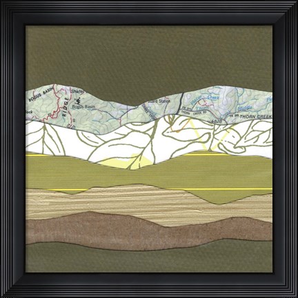 Framed Mountain Series #123 Print