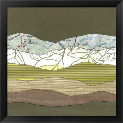 Framed Mountain Series #123 Print