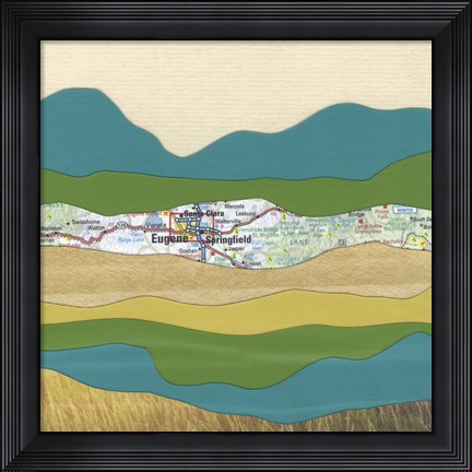Framed Mountain Series #150 Print