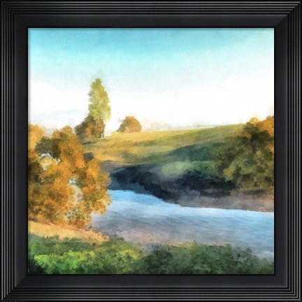 Framed Down Stream I Print