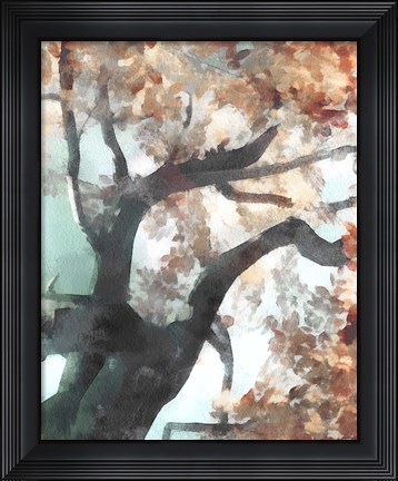 Framed Fall Tree I Print
