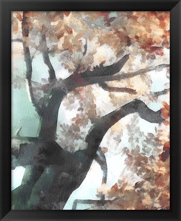 Framed Fall Tree I Print