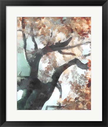 Framed Fall Tree I Print
