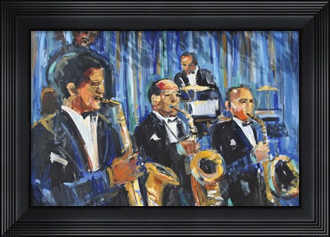 Framed Horn Section Print