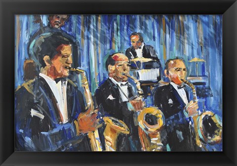 Framed Horn Section Print