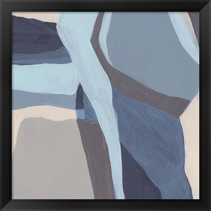 Framed Blue Chrysalis II Print