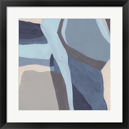 Framed Blue Chrysalis II Print