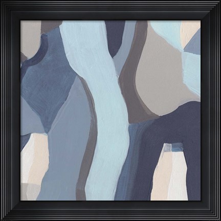 Framed Blue Chrysalis III Print