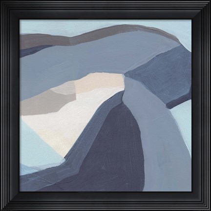 Framed Blue Chrysalis IV Print