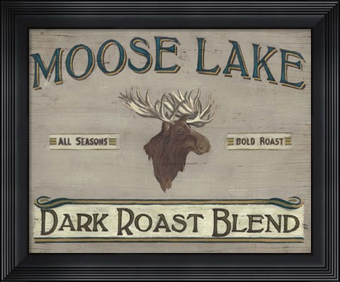 Framed Lodge Coffee III Print