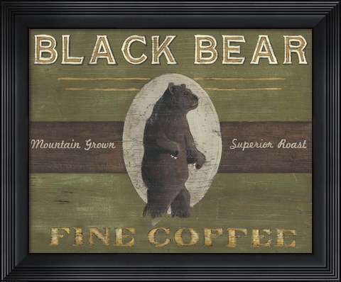 Framed Lodge Coffee IV Print