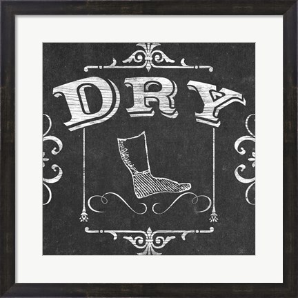 Framed Vintage Laundry Signs III Print