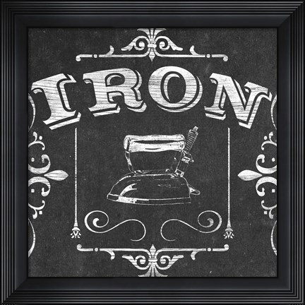 Framed Vintage Laundry Signs V Print