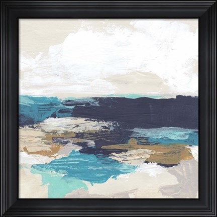 Framed Palette Coast I Print