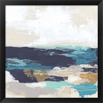 Framed Palette Coast II Print