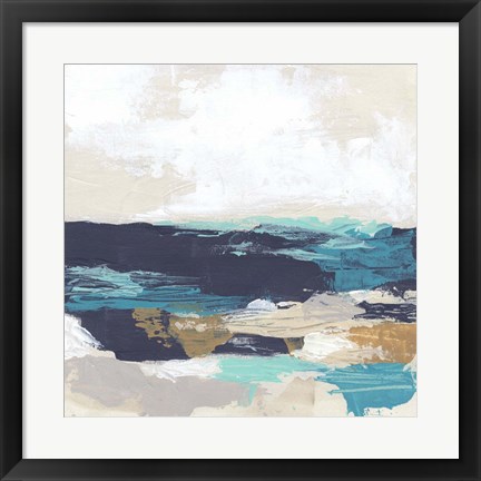 Framed Palette Coast II Print