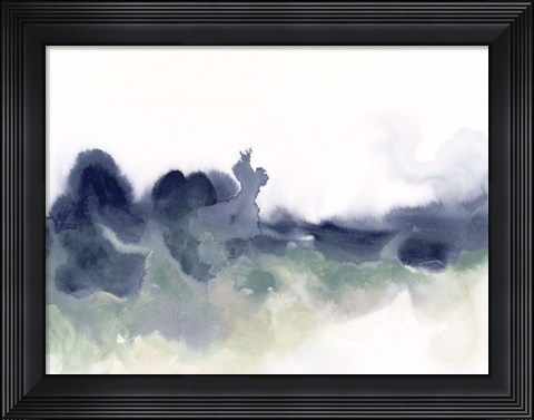 Framed Lake Fog I Print