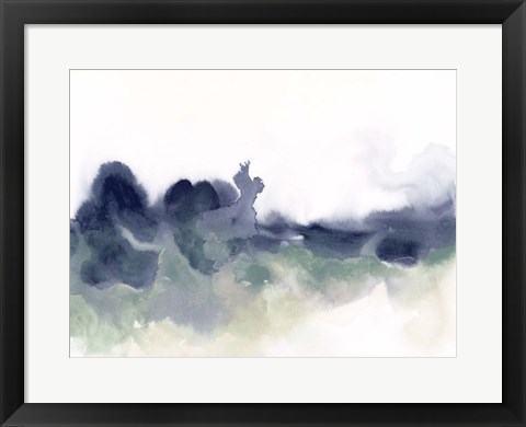 Framed Lake Fog I Print