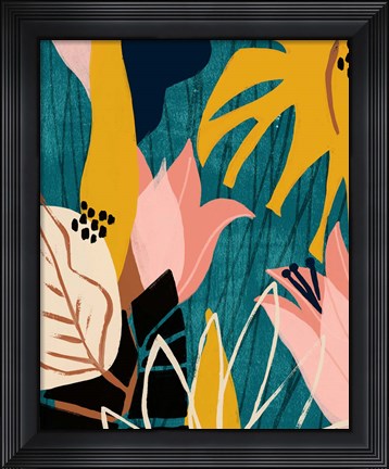 Framed Lily Lagoon I Print