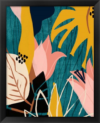 Framed Lily Lagoon I Print