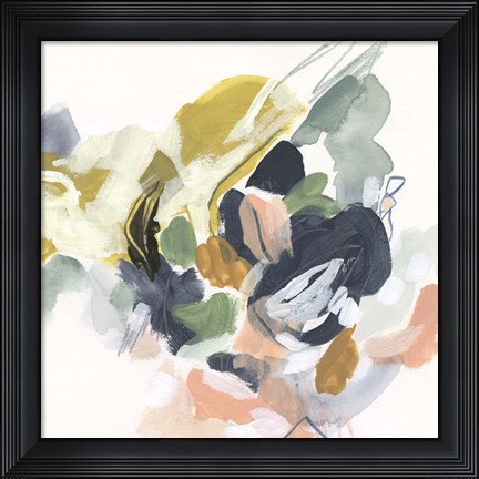 Framed Color Notation I Print