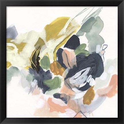 Framed Color Notation I Print