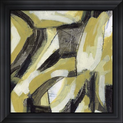 Framed Citron Rhythm II Print
