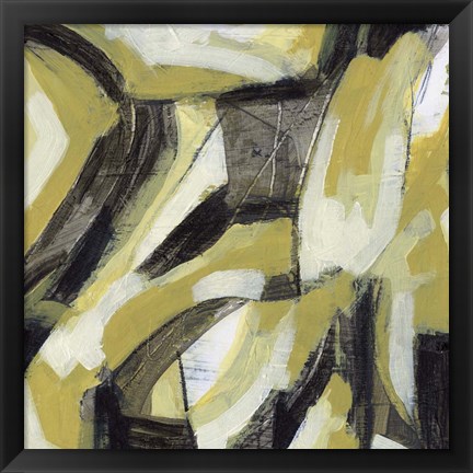 Framed Citron Rhythm II Print
