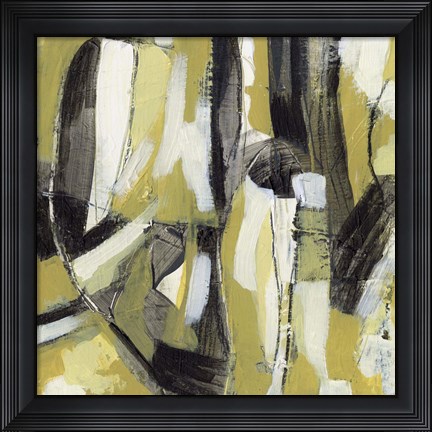 Framed Citron Rhythm III Print
