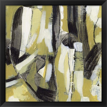 Framed Citron Rhythm III Print