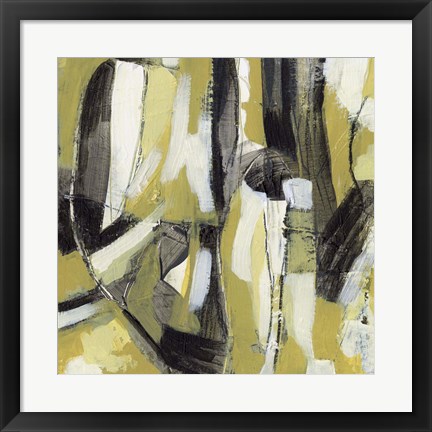 Framed Citron Rhythm III Print