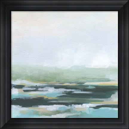 Framed Misty Inlet I Print